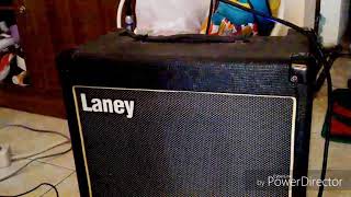 Test sound Laney LG20R clean and drive with reverb [upl. by Ylram]