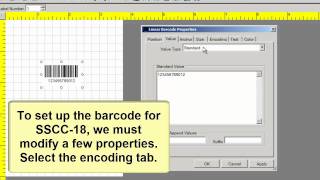 How to Create an SSCC18 Barcode using the Barcode Label Software [upl. by Camp]