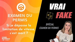 Faute éliminatoire au permis  si je dépasse la vitesse [upl. by Ahsinot]