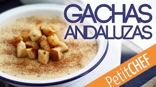 Gachas andaluzas cremosas  Petitchef [upl. by Esiuolyram502]