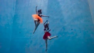 Graceful as Ballerinas Freediving Girls Free Immersion Dive [upl. by Ennael]