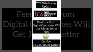 This is Important To Get Joining Letter  TCS Feedback Form TCSJoiningLetter TCSFeedbackForm tcs [upl. by Mihar762]