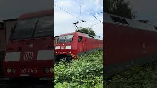 152 1145 LZ in Kornwestheim Rbf bahn train kornwestheim railway br152 [upl. by Hofstetter]