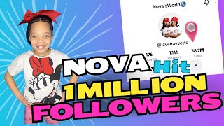 Nova hit 1 million followers [upl. by Atig]