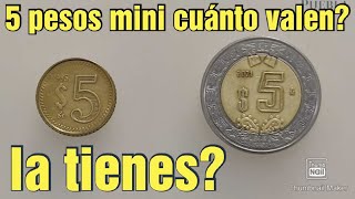 MONEDA DE 5 PESOS LATON 1985 [upl. by Eibot783]