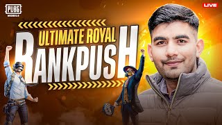 Day 3 Ultimate Royale Rank Push  Rank Exceed 🔥 PUBG MOBILE Live 🔥 [upl. by Pallas]