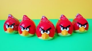 5 Angry Birds Surprise Collection Heads Unboxing [upl. by Aldrich369]