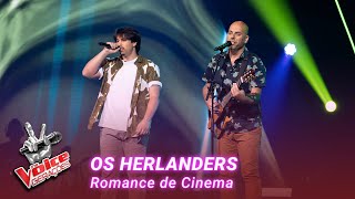 Os Herlanders  “Romance de Cinema”  Provas Cegas  The Voice Gerações [upl. by Airdnassac]