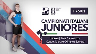 FINALI NAZIONALI CAMPIONATI ITALIANI JUNIORES 2024  7681 F [upl. by Ahsieka792]