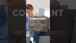 Data Entry Associate  Remote Job Conduent is Hiring  Work From Home Jobs Hiring 2024 remotejobs [upl. by Lauren]