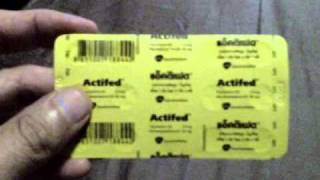 Original Formula Actifed for sale [upl. by Fredel]