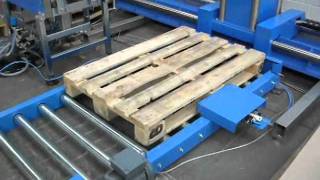 Palletising Robot Pallet Gripper PARO by roTeg [upl. by Kcirred]