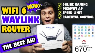 ANG GALING NAMAN NITONG WAVLINK WIFI 6 AX3000 DUAL BAND GIGABIT MESH ROUTERDAMING MAGAGAWA DITO [upl. by East692]