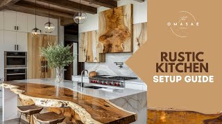 Rustic Kitchen Transformation Embracing Natural Charm in Your Culinary Haven [upl. by Garnett]