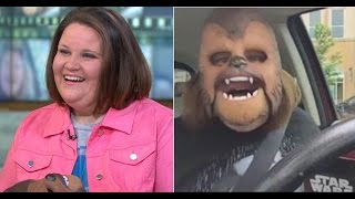 Chewbacca Mask Mom Candace Payne Live on GMA [upl. by Prue]