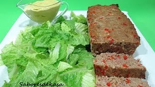 Pastel de carne con verduras [upl. by Ardnauqal]