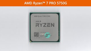 AMD Ryzen 7 PRO 5750G 8 Core CPU Brief Review [upl. by Leamse30]