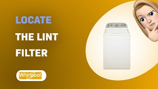 How to Locate the Lint Filter on the Whirlpool WTW4955HW Washer [upl. by Notsnorb29]