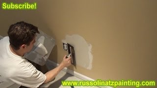 Drywall Repair  How to Fix a Small Hole in the Wall using California Patch Part 4 [upl. by Tonkin]