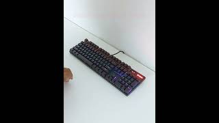 RAPOO V500PRO Backlit Mechanical Gaming Keyboard [upl. by Giule]