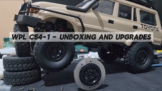 BUDGET RC CRAWLER  WPL C541  TOYOTA LC80  UNBOX  ASSEMBLY  UPGRADES [upl. by Iruyas694]