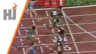 1996 Atlanta  Gail DEVERS simpose dun souffle face à Merlene OTTEY [upl. by Ecirrehs]