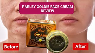 Parley Goldie Face Cream Review  Side Effects Benefits Fake amp Original Before amp After Use [upl. by Nynahs]