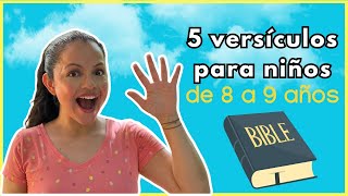 5 Versículos Bíblicos Para Niños de 8 a 9 Años [upl. by Naeloj]