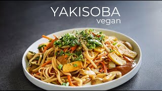 Vegetarian Yakisoba Noodles Recipe TO MAKE TODAY [upl. by Dee]