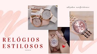 LINDOS RELÃ“GIOS FEMININOS ðŸ˜ ESTILOSOS E DE LUXO TENDÃŠNCIA 20202021 ROLEX MICHAEL KORS E MAIS [upl. by Alenoel]