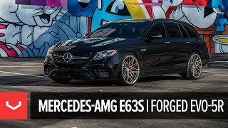 MercedesBenz E63s AMG  Vossen Forged EVO5R Wheels [upl. by Derril]