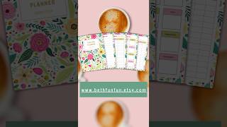 Printable Fillable 20242025 Green Pink Floral Teacher Planner Calendar Checklist for Homeschooling [upl. by Maxma]