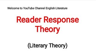 Reader Response Theory explained in UrduHindi [upl. by Aicnarf]