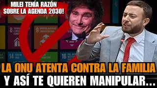 Este es el OSCURO objetivo que ESCONDE la ONU Milei tenía razón Por Agustín Laje [upl. by Hoseia]