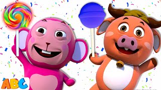 🍭Colourful Candies with the Candy Song  Best 3D Nursery Rhymes and Kids Songs by AllBabiesChannel [upl. by Lorenza]