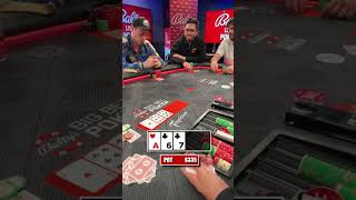 72 WORST HAND in Poker does it win  No Limit Texas Holdem Poker  Las Vegas [upl. by Selbbep]