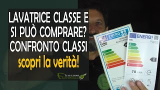 Comparazione tra vecchia e nuova classe energetica delle lavatrici [upl. by Adnarom]