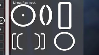 The Aim Assist Shapes of Default Curves  Apex Legends Settings [upl. by Eulau404]