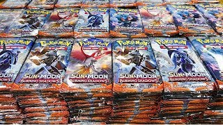 Burning Shadows 1000 Booster Pack Pokemon Opening [upl. by Darees137]