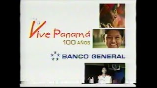 Comerciales RPC 3  Transmitidos el 3 de noviembre de 2003 Centenario de la República de Panamá [upl. by Hallsy463]