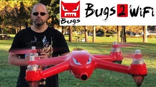 MJXRC Bugs 2 W Wifi FPV Drone Review [upl. by Saito]