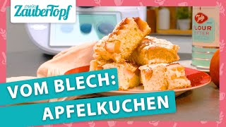 Apfelkuchen vom Blech ganz einfach mit dem Thermomix® [upl. by Adda]