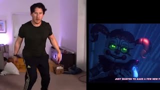 Markiplier Dances to Sister Location Remix by TLT [upl. by Munafo187]