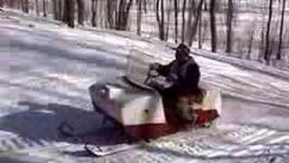 1966 Arctic Cat 140141 Hill Climb [upl. by Oicirtap]