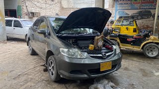 Honda city engine oil change [upl. by Atnuahc164]