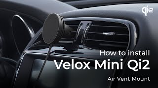 Experience the Future of Wireless Charging with the Velox Mini Qi2 Car Mount [upl. by Arnie755]