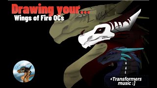 Drawing your OCs  Wings of Fire roblox art challenge [upl. by Ponce]