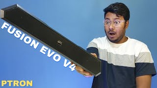 Ptron Fusion Evo V4  Bluetooth Soundbar Uboxing amp Review  Best Bluetooth Soundbar Under 1000 [upl. by Ailen]