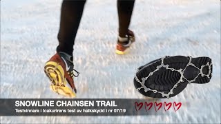 Snowline Chainsen Trail – testvinnande broddar [upl. by Aidekal600]