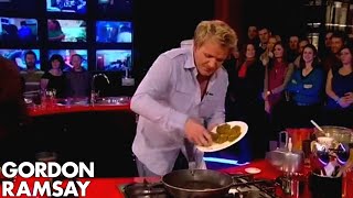 Shami Kebabs with Alan Carr Part 2  Gordon Ramsay [upl. by Jaquiss129]